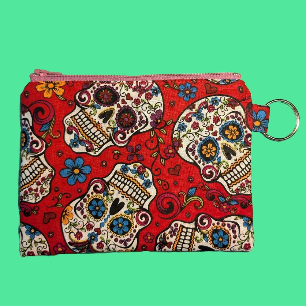 Day of the Dead Monedero/Small Wallet & Cosmetic Bag